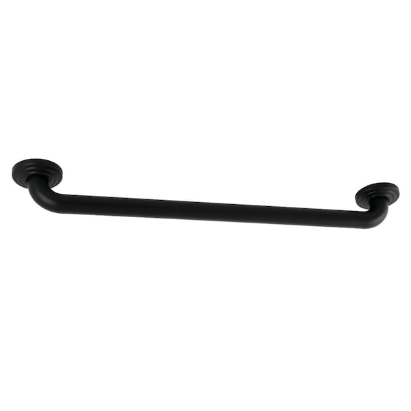 Traditional DR314240 Restoration 24" X 1-1/4" OD Grab Bar, Matte Black, 27.06 L, Brass, Matte Black